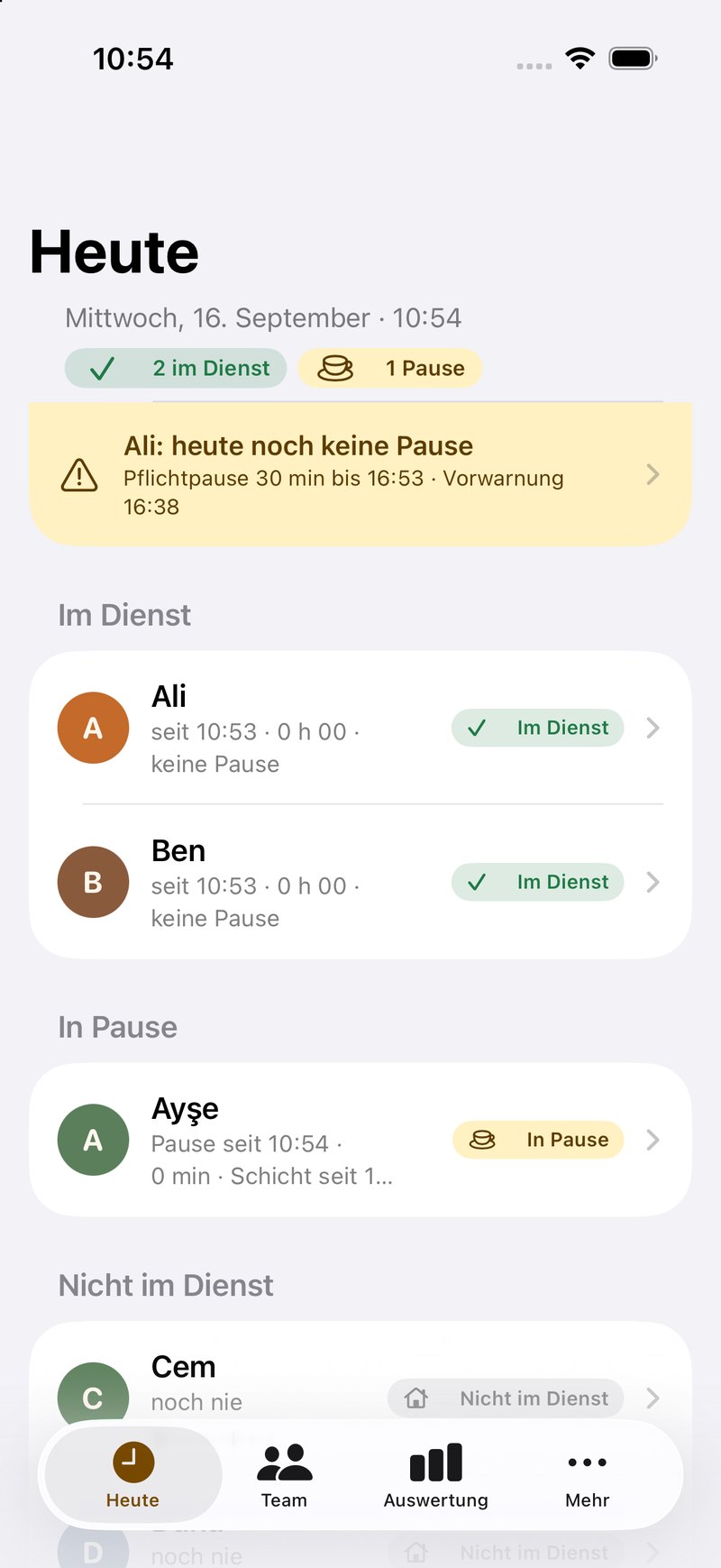 Heute