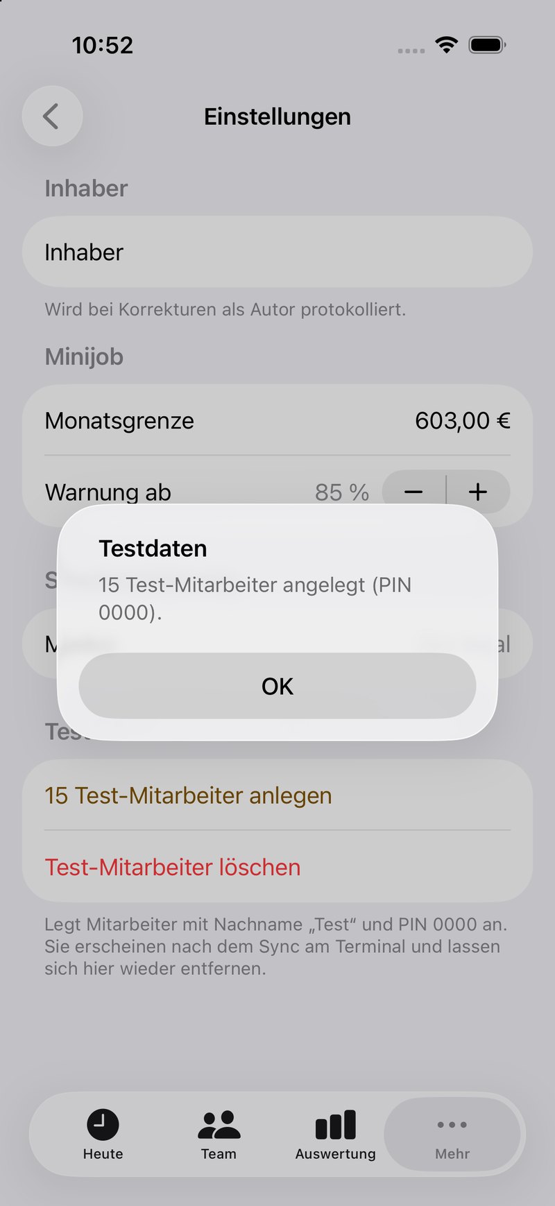 Einstellungen