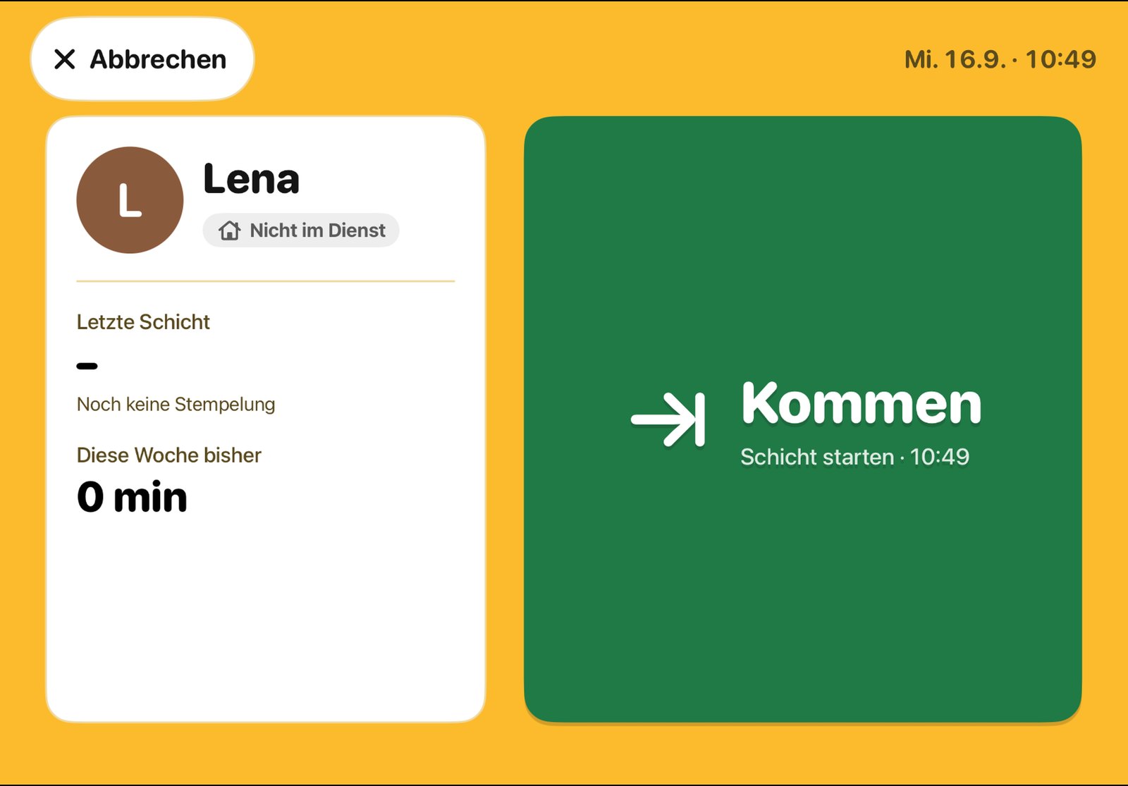 Aktion Kommen